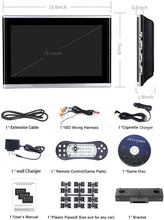 Load image into Gallery viewer, (Pair) 10.1&quot; Headrest DVD Player Touch Screen 1080P DVD AV IR/FM Games