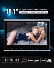 Load image into Gallery viewer, PAIR - 10.1&quot; Headrest DVD Player Monitors with 1080P USB SD