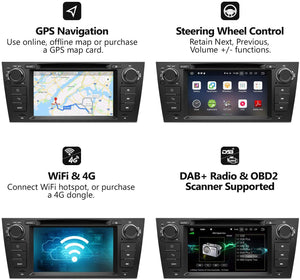 Eonon GA9165B BMW E90/E91/E92/E93 Android 8.0 Car DVD Radio Player 7” HD Touchscreen In-Dash DVD