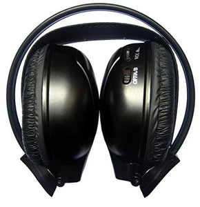 2 Channel IR Wireless Car Audio Headphone Headset for Headrest DVD Monitors IR-X