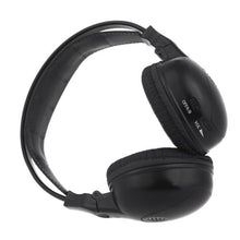 Load image into Gallery viewer, [2 pack] 2 Channel IR Wireless Car Audio Headphone Headset for Headrest DVD Monitors IR-X