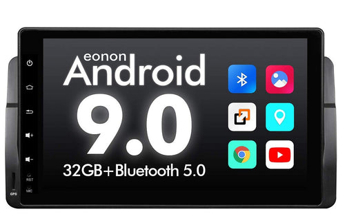 Eonon GA9350B for BMW E46 1999-2004 E46 Android 9.0 – 9” Car in-dasy DVD Player GPS