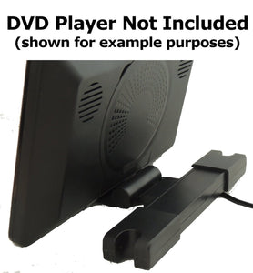 Headrest Monitor DVD Player Bracket for SMALL SIZE Fits 4" to 6"