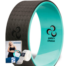 Load image into Gallery viewer, PERFECT SIZE Dharma Yoga Wheel + Strap for Balance Flexibility and Stretching