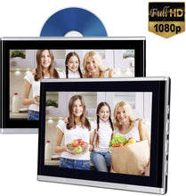 Load image into Gallery viewer, (Pair) 10.1&quot; Headrest DVD Player Touch Screen 1080P DVD AV IR/FM Games