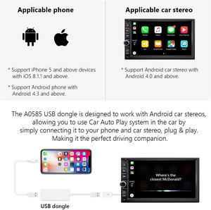 Eonon A0585 Android Auto and Car Play Autoplay Dongle for Android 8.0/8.1/9.0