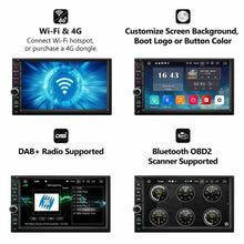 Load image into Gallery viewer, GA2176 Android 9.0 7&quot; Multimedia Double 2 Din Car Radio Stereo GPS Nav DAB+ OBD2