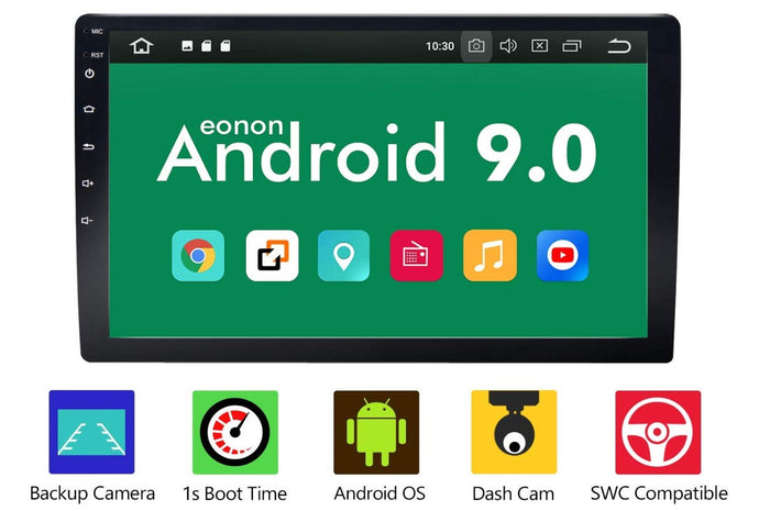 Eonon GA2178 Car Stereo Double Din Radio 10.1 Inch GPS Navigation Android Auto and Carplay